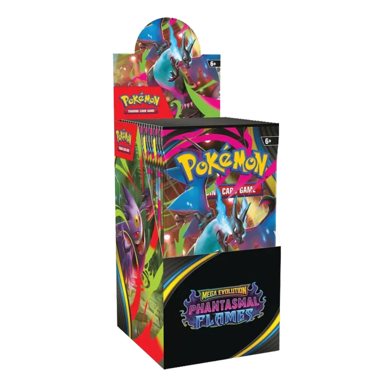 2025 Pokémon Mega Evolution Phantasmal Flames Half Booster Box